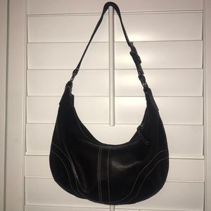 Authentic black Coach hobo purse